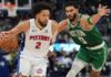 Detroit Pistons, Boston Celtics karşısında 22 sayıdan geri döndü!