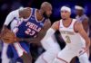 Philadelphia 76ers, New York Knicks’in Şampiyonluk Gecesini Gölgeledi!