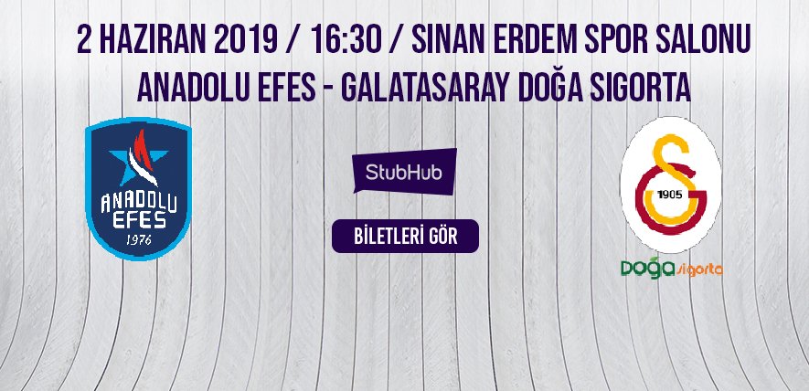 Anadolu Efes Galatasaray Bilet